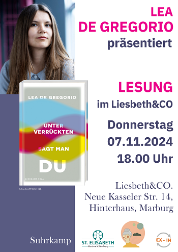 Lesung von Lea De Gregorio bei Liesbeth und CO