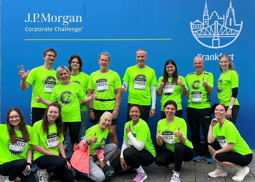 Der St. Elisabeth-Verein beim J.P. Morgan Challenge in Frankfurt – seit 14 Jahren dabei