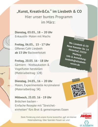 Programm Liesbeth & Co März 2026