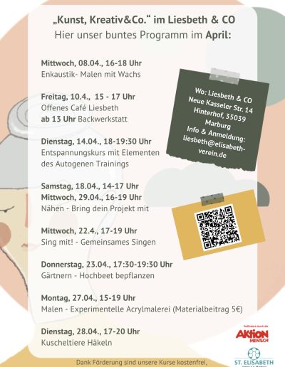 Programm Liesbeth & Co April 2026