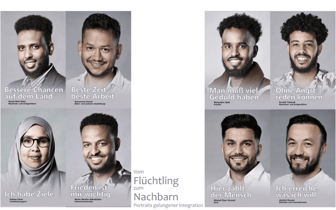 Ausstellungseröffnung der Wanderschau „Vom Flüchtling zum Nachbarn“