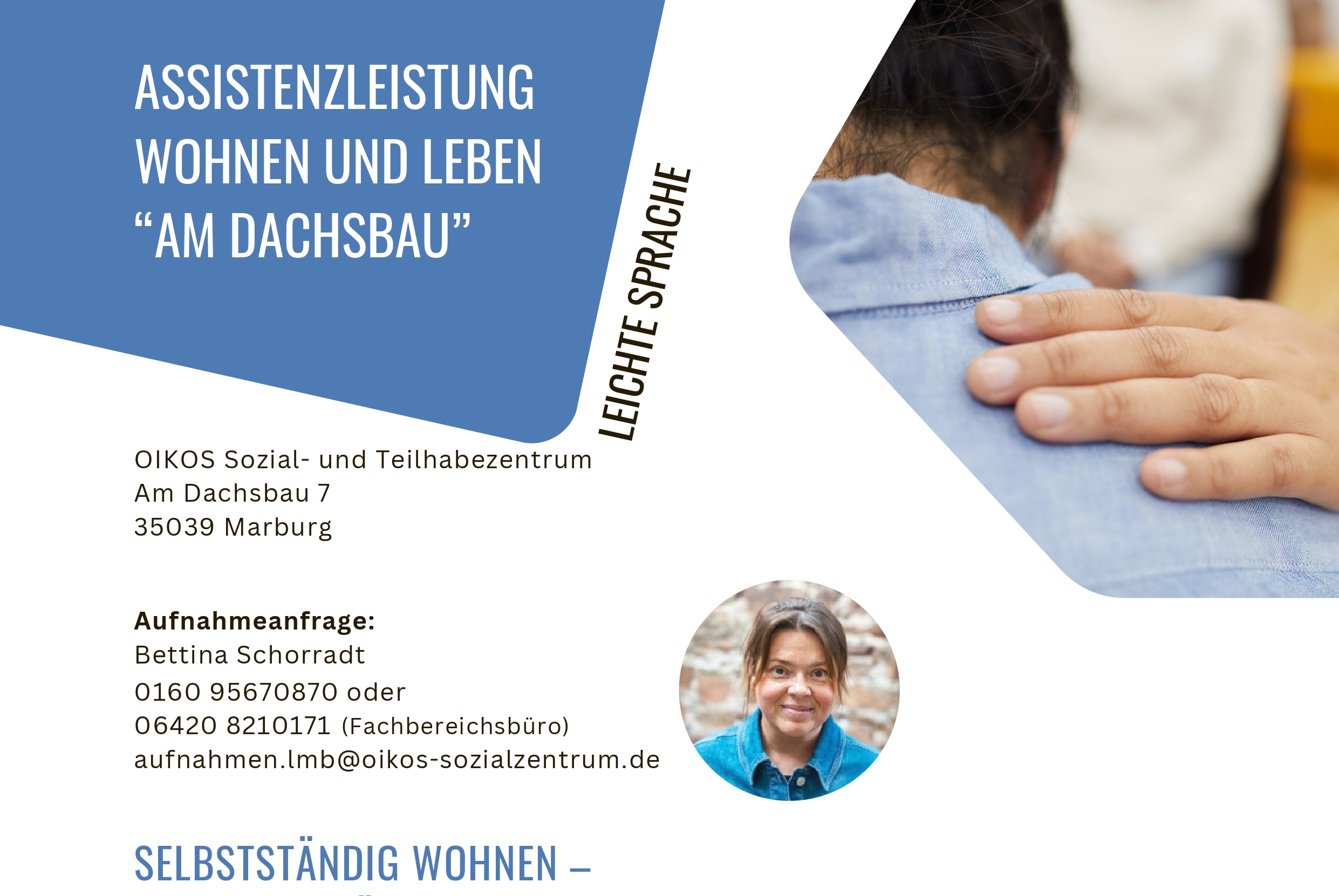 Bildausschnitt OnePager Angebot Dachsbau