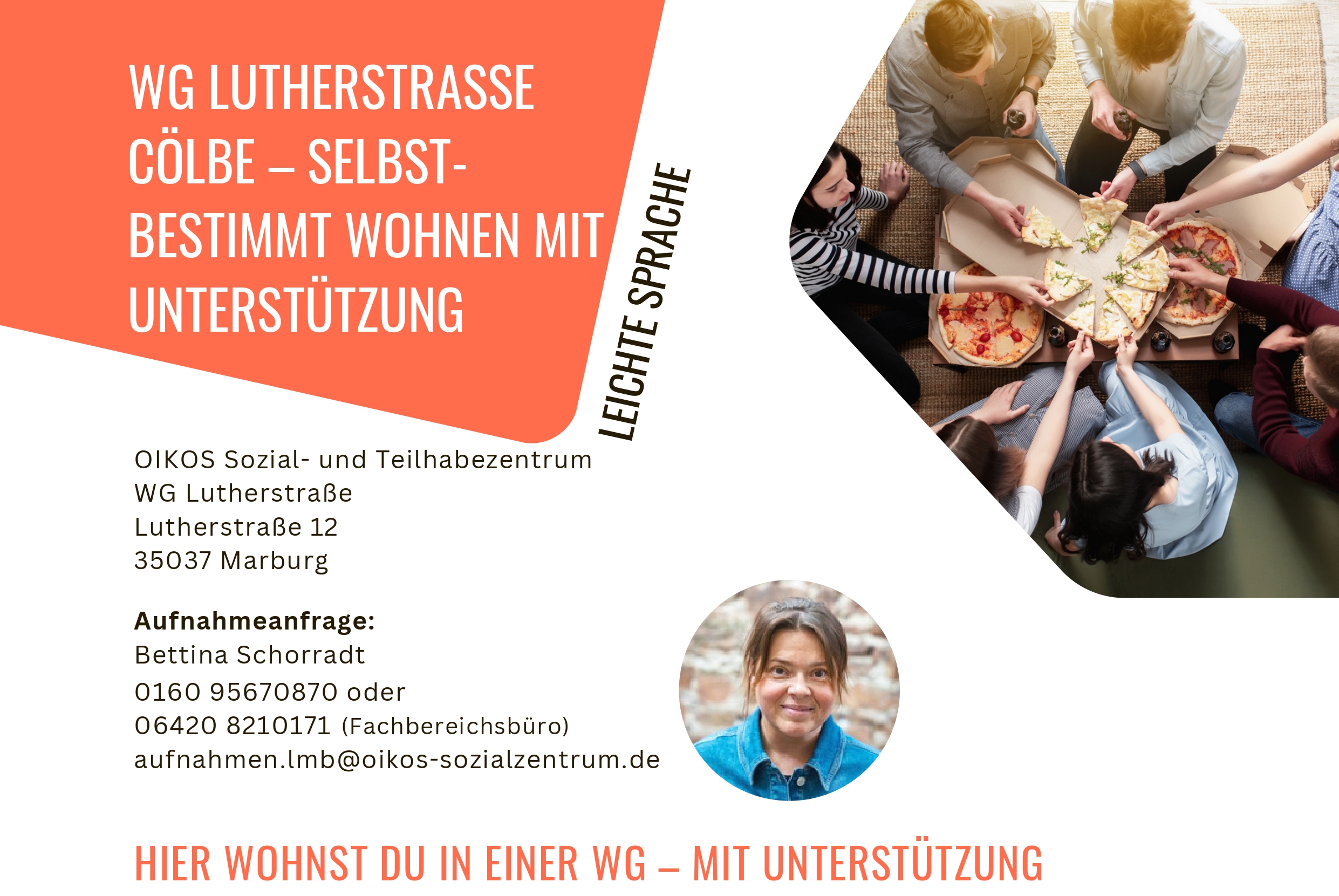 Bildausschnitt OnePager Angebot WG Lutherstraße