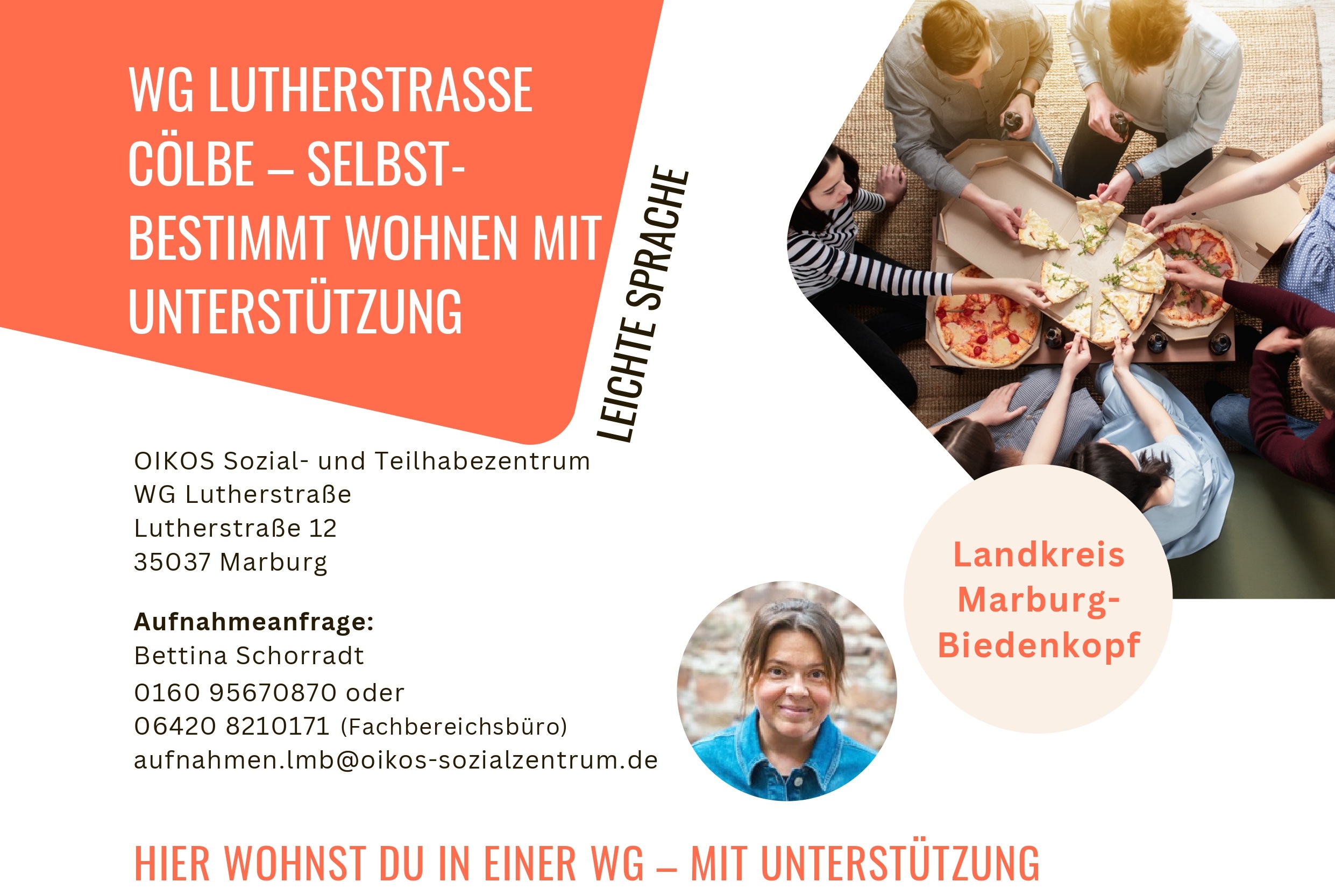 Bildausschnitt OnePager Angebot WG Lutherstraße