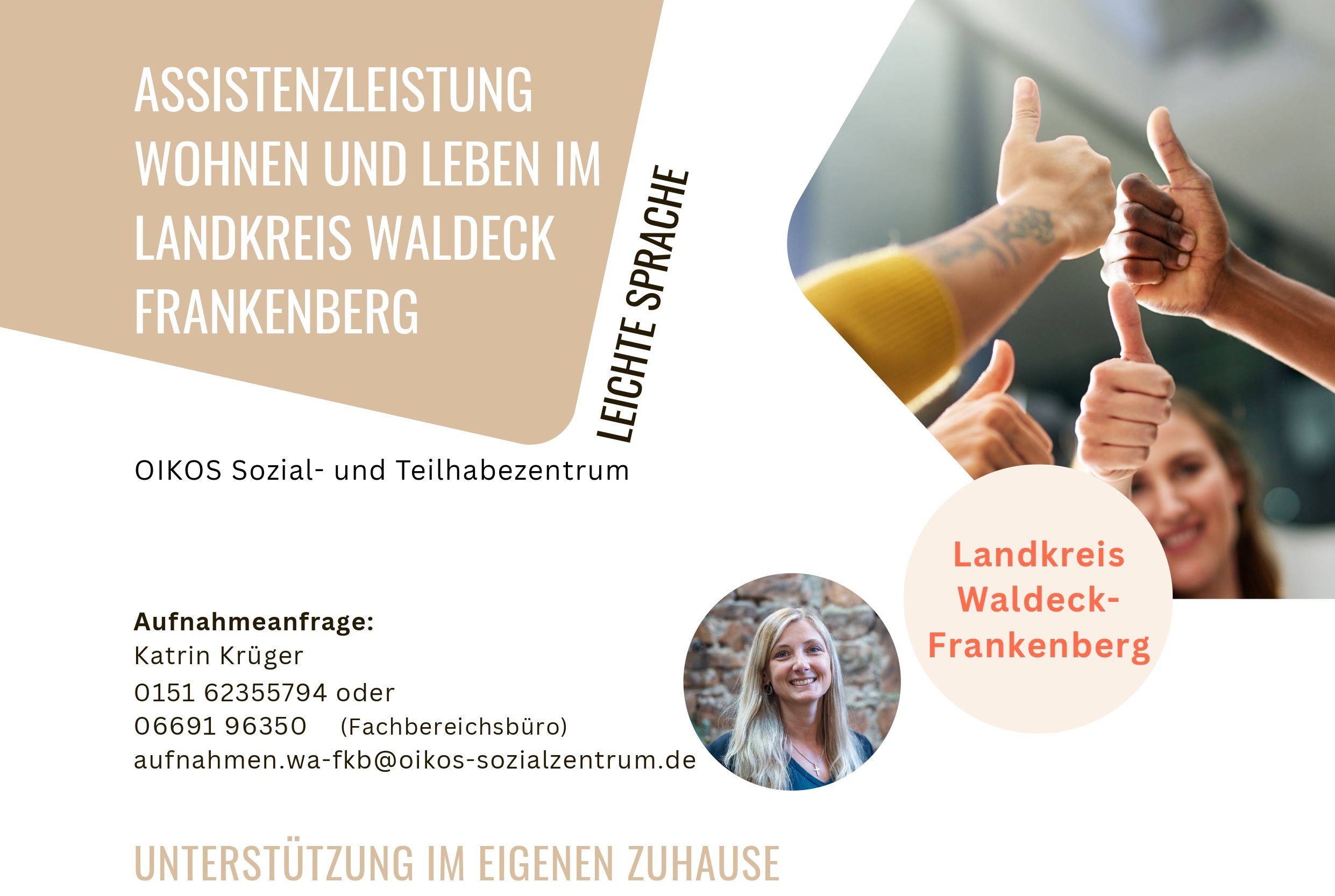 Bildausschnitt OnePager Angebot BeWo Waldeck-Frankenberg